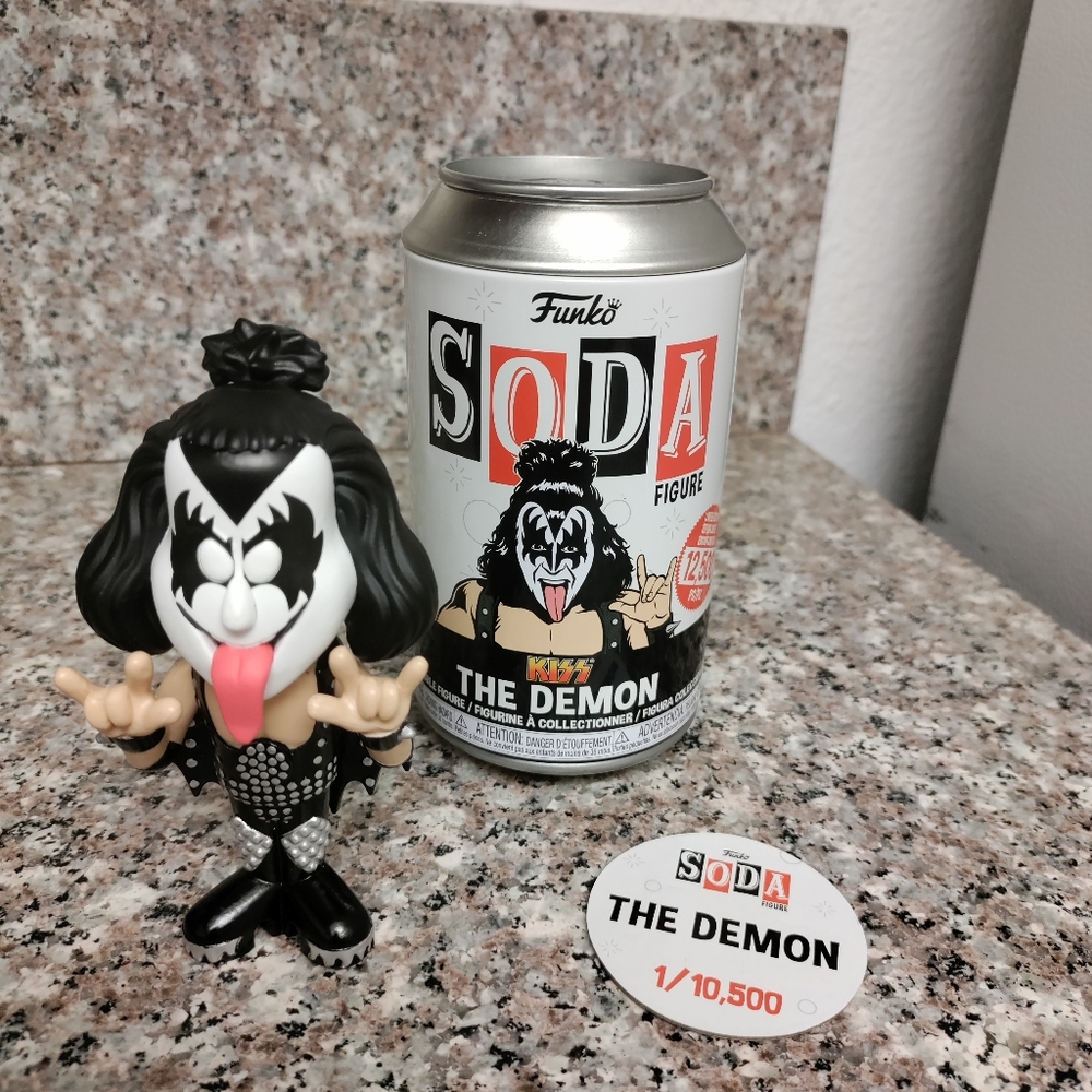 12,500 PC Limited Edition Kiss "The Demon" Funko Soda
